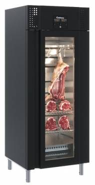 Шкаф холодильный для сыра и мяса Carboma PRO M700GN-1-G-MHC 9005 черный Шкаф холодильный для сыра и мяса Carboma PRO M700GN-1-G-MHC 9005 черный
