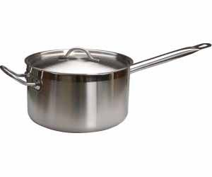 Сотейник 5,1л нерж. двойное дно крышка индукция MGSteel 19150 Сотейник 5,1л нерж. двойное дно крышка индукция MGSteel 19150