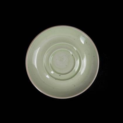 Блюдце 114мм  Corone Nature зеленое /36/