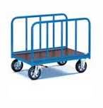 Тележка для склада ТС11 ОЛДАК платформа МДФ продольные борта г/п 200кг