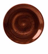 Тарелка мелкая «Крафт» 250мм Craft Terrac фарфор терракот 1133 0566  09101761 Тарелка мелкая «Крафт» 250мм Craft Terrac фарфор терракот 1133 0566  09101761