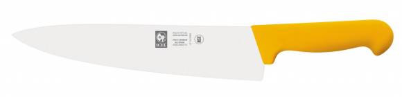 Нож поварской 260/390 мм. Шеф желтый узкое лезвие PRACTICA Icel 24300.3027000.260 Нож поварской 260/390 мм. Шеф желтый узкое лезвие PRACTICA Icel 24300.3027000.260