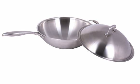 Сковорода WOK 360мм INDOKOR нерж. с крышкой, ручкой WIND36BL Сковорода WOK 360мм INDOKOR нерж. с крышкой, ручкой WIND36BL