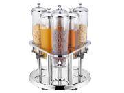 Диспенсер сервиров. для соков и сухих продуктов 6 колб х 3л U18-1000 SUN-P.L. PROFF CUISINE 8120060 Диспенсер сервиров. для соков и сухих продуктов 6 колб х 3л U18-1000 SUN-P.L. PROFF CUISINE 8120060