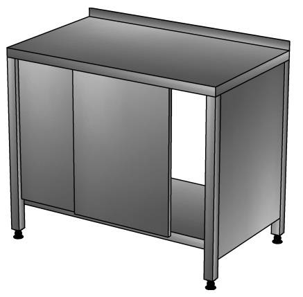 СКПП Стол-купе производственный с бортом, полкой 1900*700*850, зашивка по бокам СКПП Стол-купе производственный с бортом, полкой 1900*700*850, зашивка по бокам