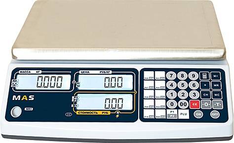 Весы электронные торговые Master MAS MR1-06 Весы электронные торговые Master MAS MR1-06