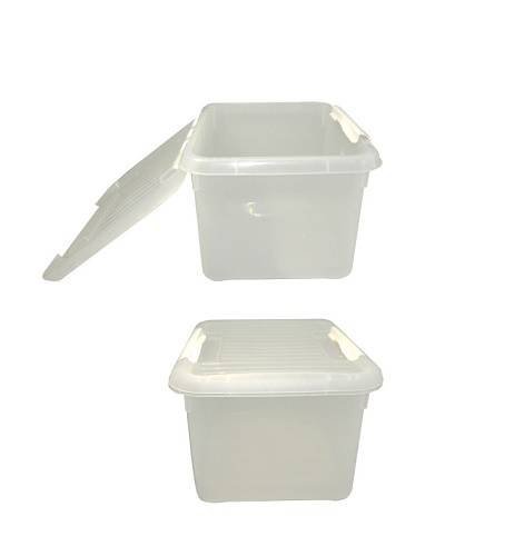 Контейнер 8л 300х230х160 мм с белым зажимом MG 1719 55191 /10/ Контейнер 8л 300х230х160 мм с белым зажимом MG 1719 55191 /10/