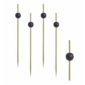 Пики бамбуковые 120мм Черная Жемчужина 100 шт/уп. HNC-352  50966 /40/ Пики бамбуковые 120мм Черная Жемчужина 100 шт/уп. HNC-352  50966 /40/