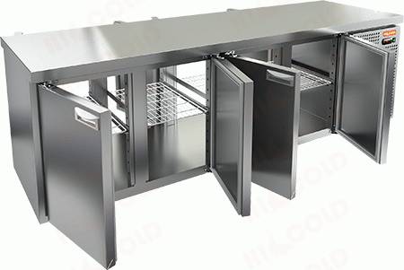 Стол холодильный сквозной HICOLD GNT 1111 HT 8 дверей
