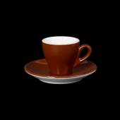 Кофейная пара 80мл Corone Gusto коричневая фк1734