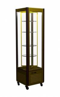 Шкаф холодильный кондитерский D4 VM 400-2 (R400Cвр Люкс коричнево-золотой, 1/2)