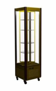 Шкаф холодильный кондитерский D4 VM 400-2 (R400Cвр Люкс коричнево-золотой, 1/2) Шкаф холодильный кондитерский D4 VM 400-2 (R400Cвр Люкс коричнево-золотой, 1/2)