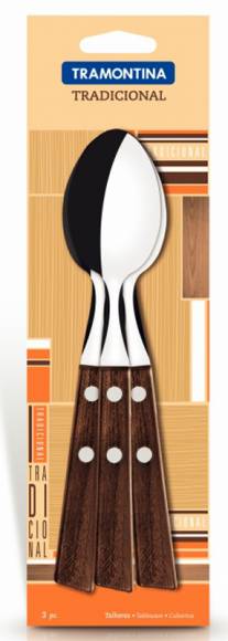 Ложка чайная набор 3шт.Tramontina Tradicional Бразилия 22207/300