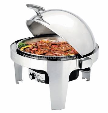 Мармит сервировочный электрический круглый 6,8л Sun-P.L. крышка "ролл-топ" Мармит сервировочный электрический круглый 6,8л Sun-P.L. крышка "ролл-топ"