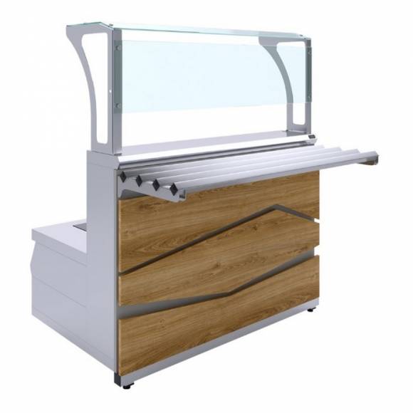 Мармит первых блюд 2-конфорочный индукционный Zigzag Luxstahl МПИ (С)-1200 Premium