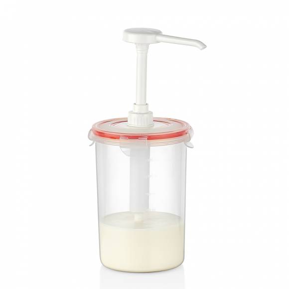 Диспенсер для соуса d=120 h=180/300 мм. 1,5 л. с дозатором (25 мл), п/п, прозрачный GP 76912 Диспенсер для соуса d=120 h=180/300 мм. 1,5 л. с дозатором (25 мл), п/п, прозрачный GP 76912