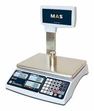 Весы электронные торговые Master MAS MR1-06P со стойкой Весы электронные торговые Master MAS MR1-06P со стойкой