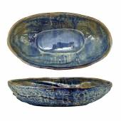 Блюдо 1.5л, 35*19см,фарфор,Aqua Blue Proff Cuisine ZA0602-14-A Блюдо 1.5л, 35*19см,фарфор,Aqua Blue Proff Cuisine ZA0602-14-A