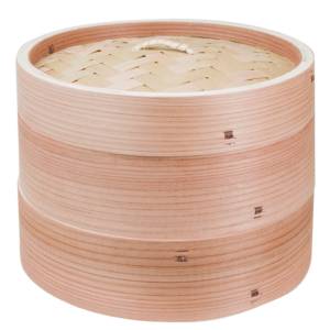 Паровое лукошко для подачи димсам дерево D=15, H=13.5см ProHotel E-011-15/15-415  03021801