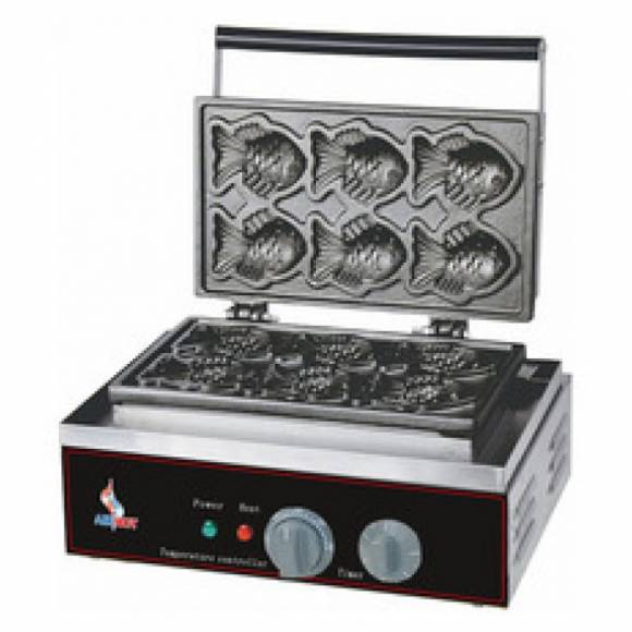 Вафельница Airhot WBF-6 для японских вафель "Рыбки" 6шт. Вафельница Airhot WBF-6 для японских вафель "Рыбки" 6шт.