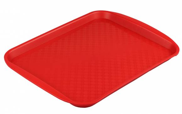 Поднос с ручками 450x350мм Рестола (красный) 422106604  1155