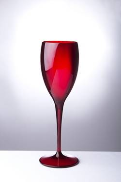 Бокал для шампанского 170мл Flute РС Nipco красный прозрачный 207мм 190489 /24/