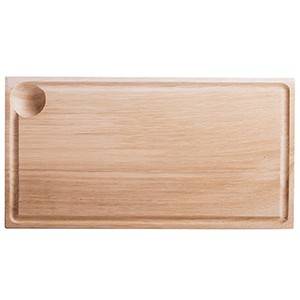 Доска для подачи стейка 250х160х20мм с бороздкой, выемкой для соусника 1816 58536 /1/5/ Доска для подачи стейка 250х160х20мм с бороздкой, выемкой для соусника 1816 58536 /1/5/