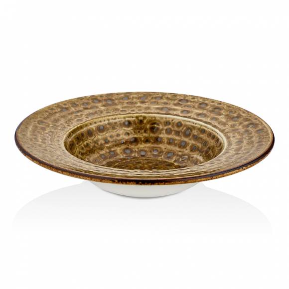 Тарелка глубокая 400 мл 250мм фарфор Cowry Yellow By Bone CW-YL-GT-25-CK /6/