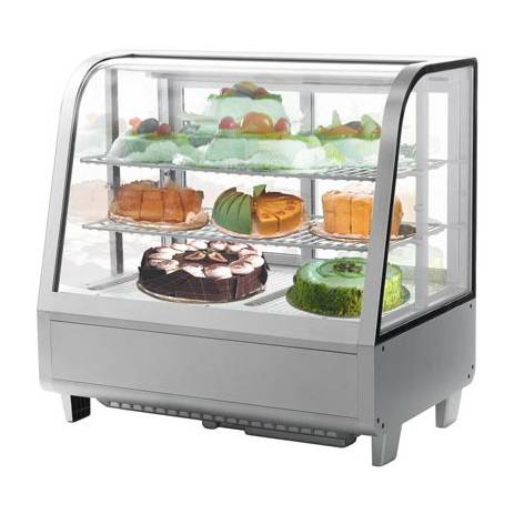 Витрина холодильная настольная  3-ярусная 100л Koreco RTW100Lsilver 9037 Витрина холодильная настольная  3-ярусная 100л Koreco RTW100Lsilver 9037