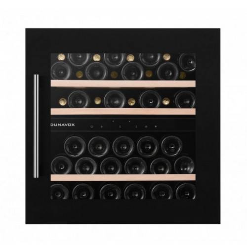 Винный шкаф компрессорный встраиваемый DUNAVOX DAB-41.83DB 2 температурные зоны Винный шкаф компрессорный встраиваемый DUNAVOX DAB-41.83DB 2 температурные зоны