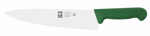 Нож поварской 200/345 мм. Шеф зеленый, узкое лезвие PRACTICA Icel 24500.3027000.200 Нож поварской 200/345 мм. Шеф зеленый, узкое лезвие PRACTICA Icel 24500.3027000.200