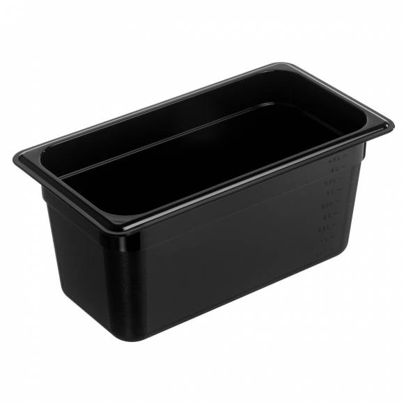 Гастроемкость GN1/3-150 5,3 л. поликарб. черная GP 79652