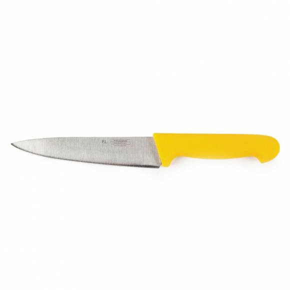 Нож PRO-Line поварской 16 см, желтая пластиковая ручка, P.L. Proff Cuisine KB-3801-160-YL201-RE Нож PRO-Line поварской 16 см, желтая пластиковая ручка, P.L. Proff Cuisine KB-3801-160-YL201-RE