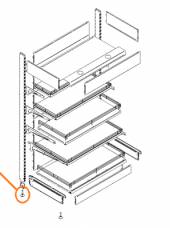 Опора регулируемая (ножка)  004-01 МХМ  Купец 1319.004-01 (2шт для прист.стеллаж, 3шт для островн.) Опора регулируемая (ножка)  004-01 МХМ  Купец 1319.004-01 (2шт для прист.стеллаж, 3шт для островн.)