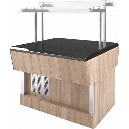 Прилавок холодильный Refettorio (шведский стол островной) RС51S с охлаждаемой кварц.поверхностью Прилавок холодильный Refettorio (шведский стол островной) RС51S с охлаждаемой кварц.поверхностью