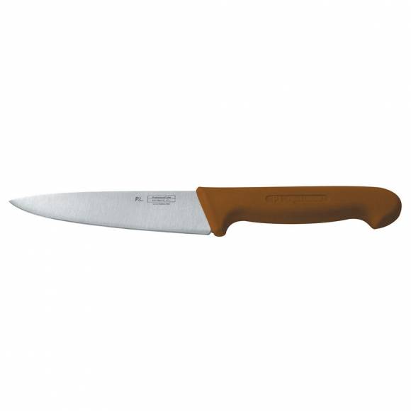 Нож PRO-Line поварской 16 см, коричневая пластиковая ручка, P.L. Proff Cuisine KB-3801-160-BR201-RE Нож PRO-Line поварской 16 см, коричневая пластиковая ручка, P.L. Proff Cuisine KB-3801-160-BR201-RE