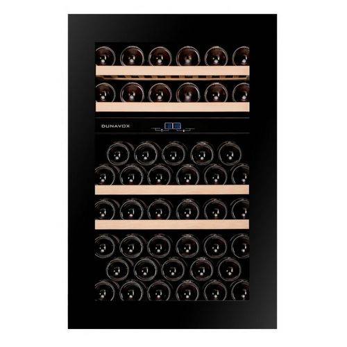 Винный шкаф компрессорный встраиваемый DUNAVOX DAB-49.116DB.TO 2 температурные зоны Винный шкаф компрессорный встраиваемый DUNAVOX DAB-49.116DB.TO 2 температурные зоны