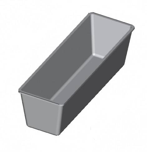 Форма для хлеба Спика Тостерная 1 секция (305х105х92мм)