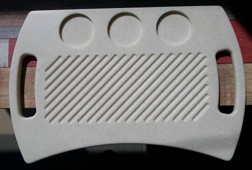 Доска для подачи стейка 360х235мм искусственный камень кремовый с шоколадной крошкой /от 9/ Доска для подачи стейка 360х235мм искусственный камень кремовый с шоколадной крошкой /от 9/