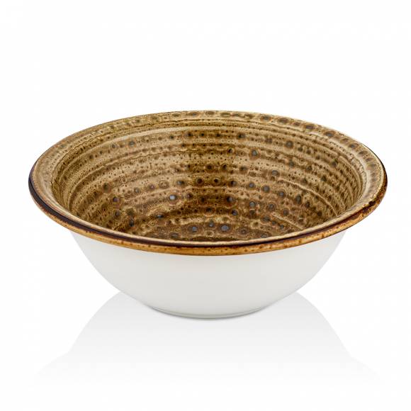 Салатник 1250 мл 220мм фарфор Cowry Yellow By Bone CW-YL-ZT-22-KS /6/