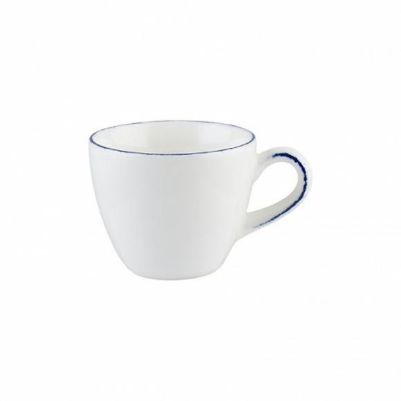 Чашка кофейная 80 мл. фарфор Rita Retro Bonna E101RIT02KF синий край
