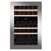 Винный шкаф компрессорный встраиваемый DUNAVOX DAB-49.116DSS.TO 2 температурные зоны