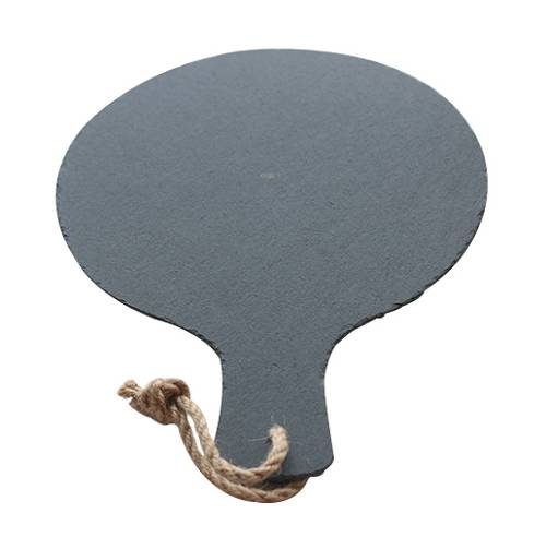 Блюдо для подачи круглое d=25 см. с ручкой черное, сланец MGprof Блюдо для подачи круглое d=25 см. с ручкой черное, сланец MGprof