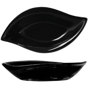 Салатник-лист черный 58мл H=20 L=135 B=75мм «Кунстверк» A4023BL /1/144/ Салатник-лист черный 58мл H=20 L=135 B=75мм «Кунстверк» A4023BL /1/144/