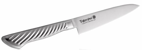 Нож универсальный Tojiro Pro 120мм сталь VG10 3 слоя, рукоять сталь F-883 Нож универсальный Tojiro Pro 120мм сталь VG10 3 слоя, рукоять сталь F-883