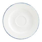 Блюдце 120 мм фарфор Rita Retro Bonna E101RIT01KT синий край