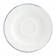 Блюдце 120 мм фарфор Rita Retro Bonna E101RIT01KT синий край