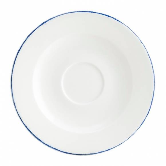 Блюдце 120 мм фарфор Rita Retro Bonna E101RIT01KT синий край