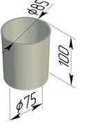 Форма для хлеба Спика круглая 85*75*100