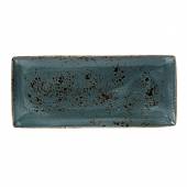 Блюдо прямоугольное 370х160мм Craft Blue Steelite фарфор синий 1130 0552  03021022 Блюдо прямоугольное 370х160мм Craft Blue Steelite фарфор синий 1130 0552  03021022